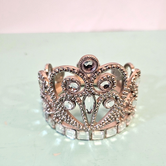 Other - Rhinestone Crown Candle Holder